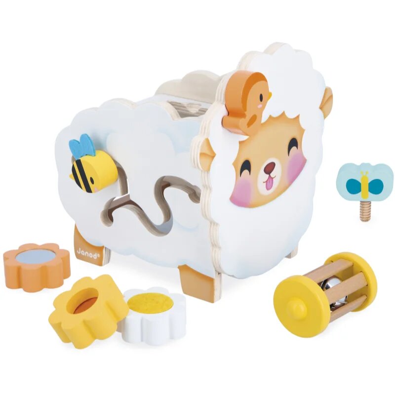 Janod Multi-Activity Sheep aktivnostna igrača iz lesa 12m+ 1 kos