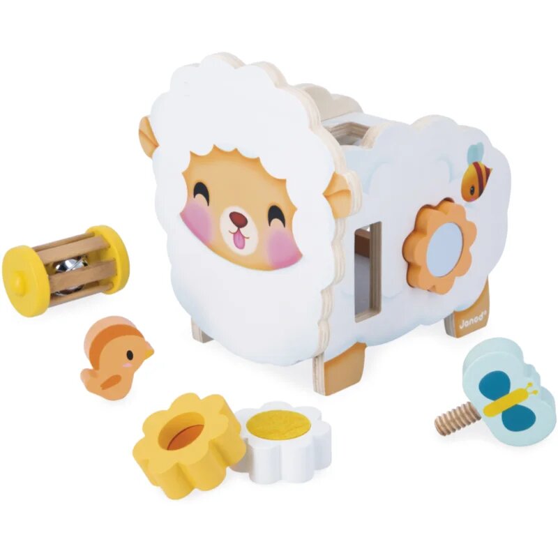 Janod Multi-Activity Sheep aktivnostna igrača iz lesa 12m+ 1 kos