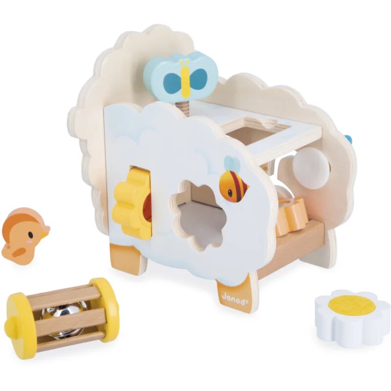 Janod Multi-Activity Sheep aktivnostna igrača iz lesa 12m+ 1 kos
