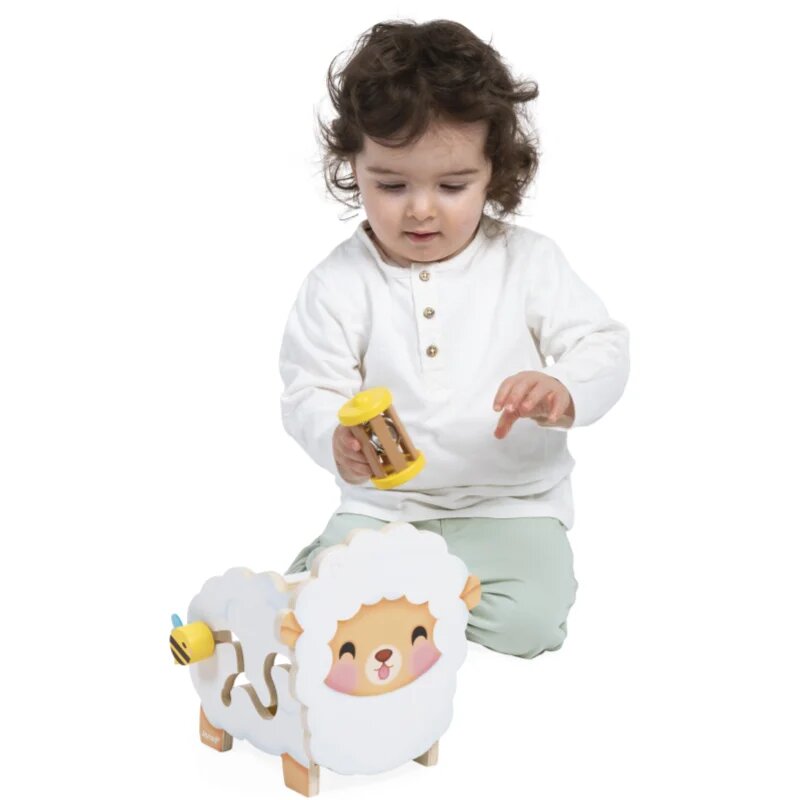 Janod Multi-Activity Sheep aktivnostna igrača iz lesa 12m+ 1 kos