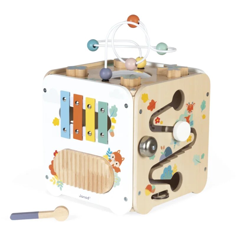 Janod Pure Activity Cube aktivnostna igrača 18m+ 1 kos