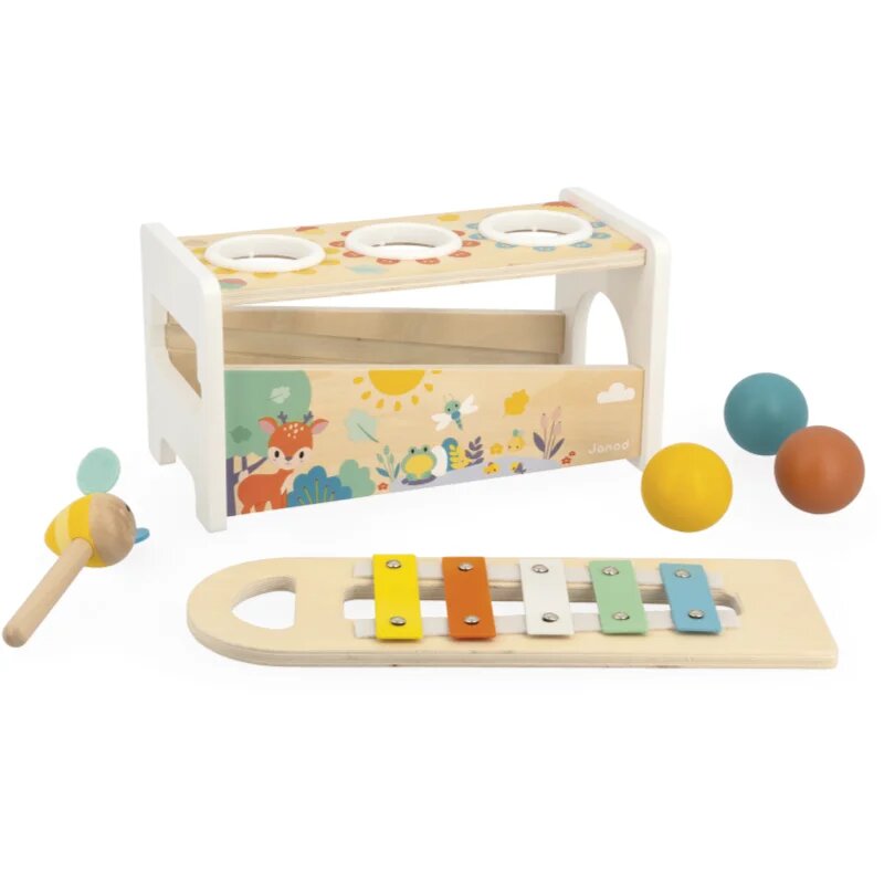 Janod Pure Tap Tap Xylophone tolkalo 12m+ 1 kos