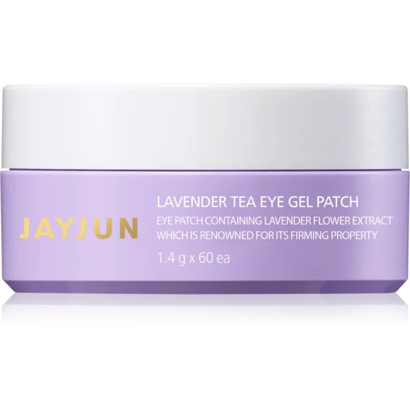 Jayjun Eye Gel Patch Lavender Tea hidrogel maska za predel okoli oči za učvrstitev obraza 60x14 g