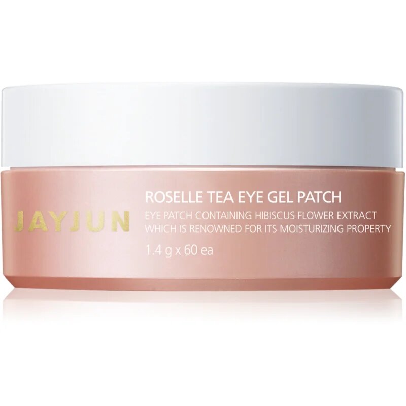 Jayjun Eye Gel Patch Roselle Tea hidrogel maska za predel okoli oči proti oteklinam in temnim kolobarjem 60x1.4 g