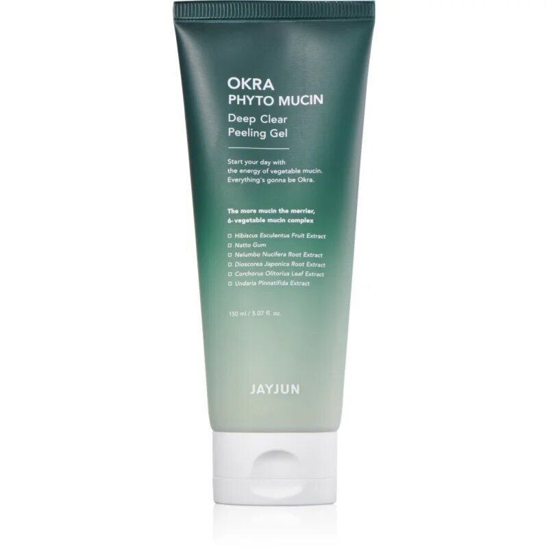 Jayjun Okra Phyto Mucin Deep globoko čistilni gel s piling učinkom 150 ml