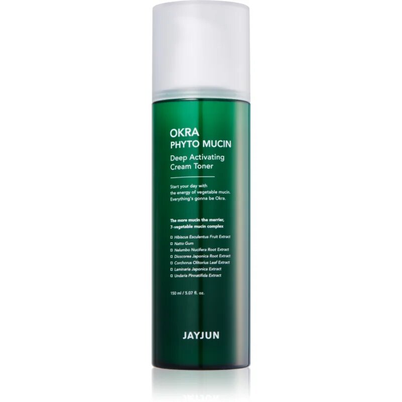 Jayjun Okra Phyto Mucin Deep kremasti tonik za prehrano in hidracijo 150 ml
