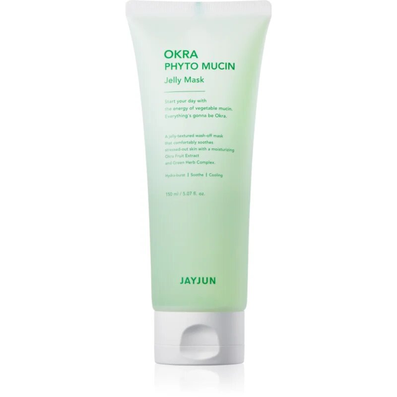 Jayjun Okra Phyto Mucin pomirjajoča gelasta maska s hranilnim učinkom 150 ml