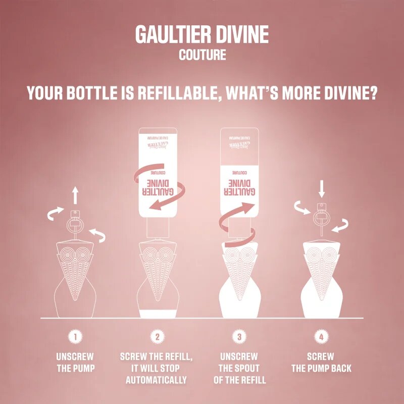Jean Paul Gaultier Gaultier Divine Couture nadomestno polnilo za ženske 200 ml