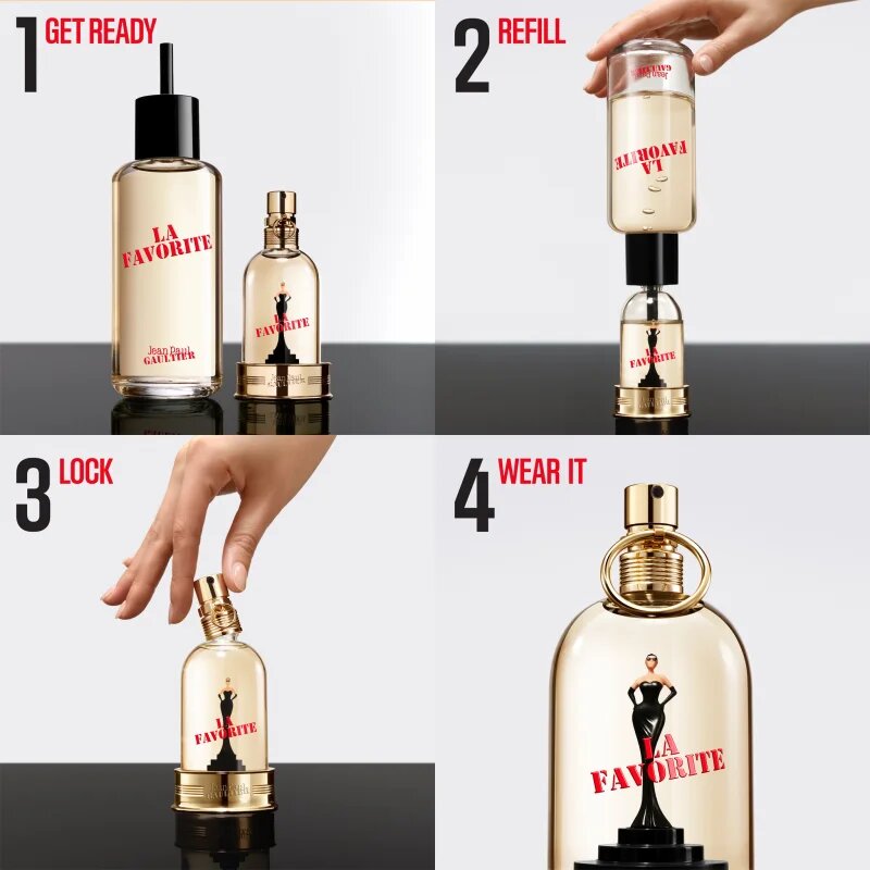 Jean Paul Gaultier La Favorite parfumska voda nadomestno polnilo za ženske 200 ml