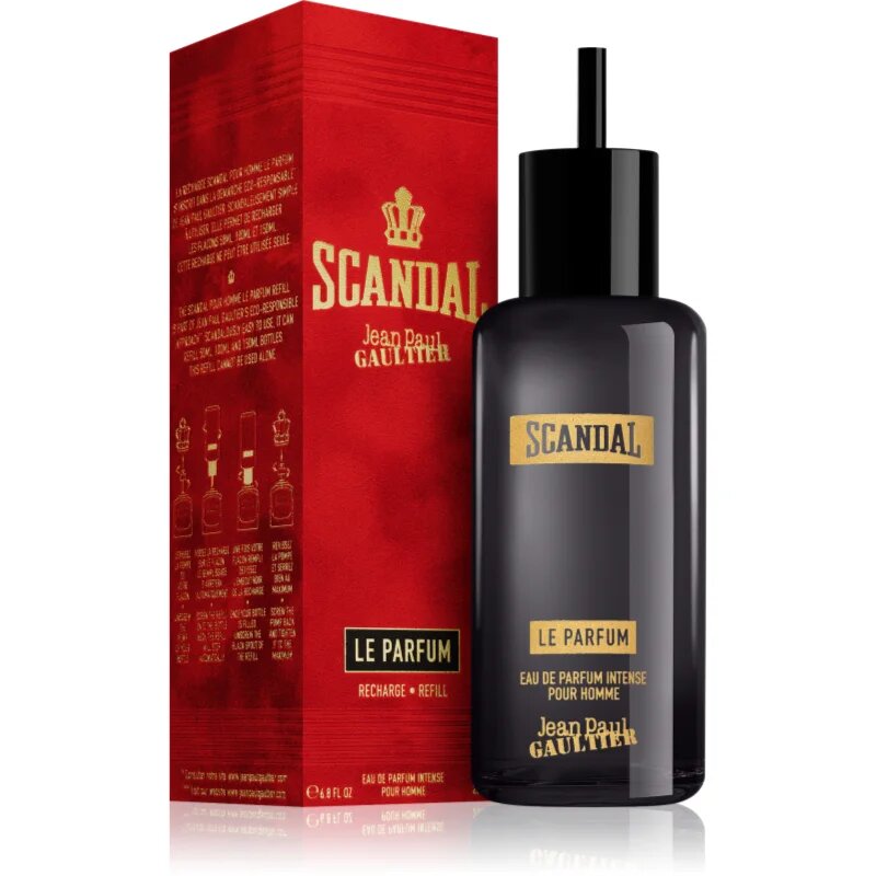 Jean Paul Gaultier Scandal Pour Homme Le Parfum parfumska voda nadomestno polnilo za moške 200 ml