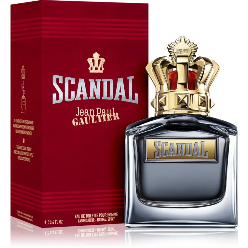 Jean Paul Gaultier Scandal Pour Homme toaletna voda polnilna za moške 100 ml