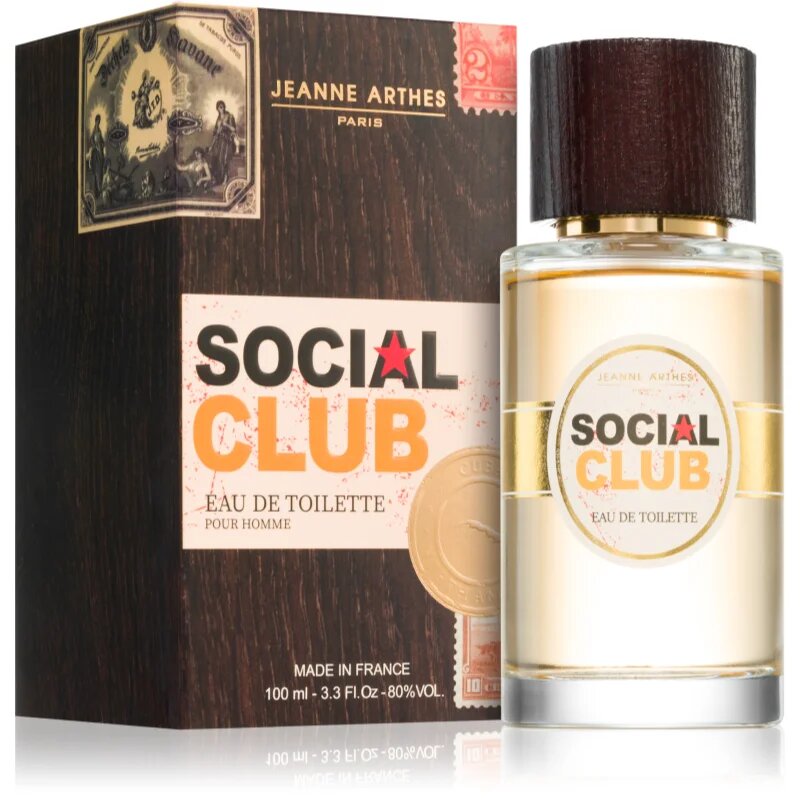 Jeanne Arthes Social Club toaletna voda za moške 100 ml