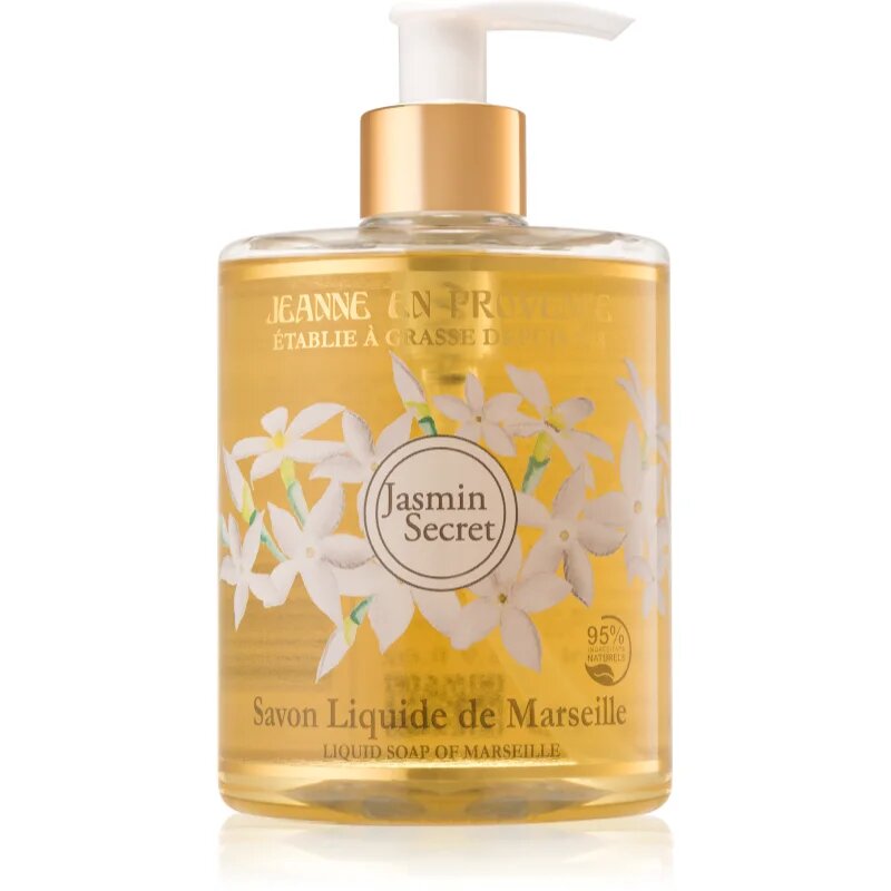 Jeanne en Provence Jasmin Secret tekoče milo za roke 500 ml