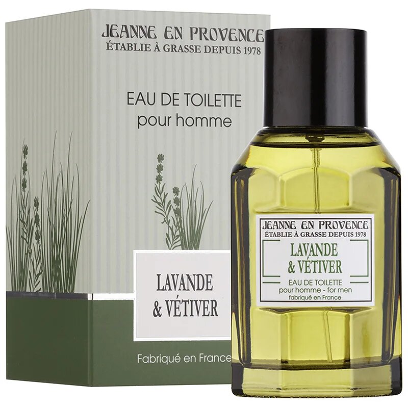 Jeanne en Provence Lavande & Vétiver toaletna voda za moške 100 ml