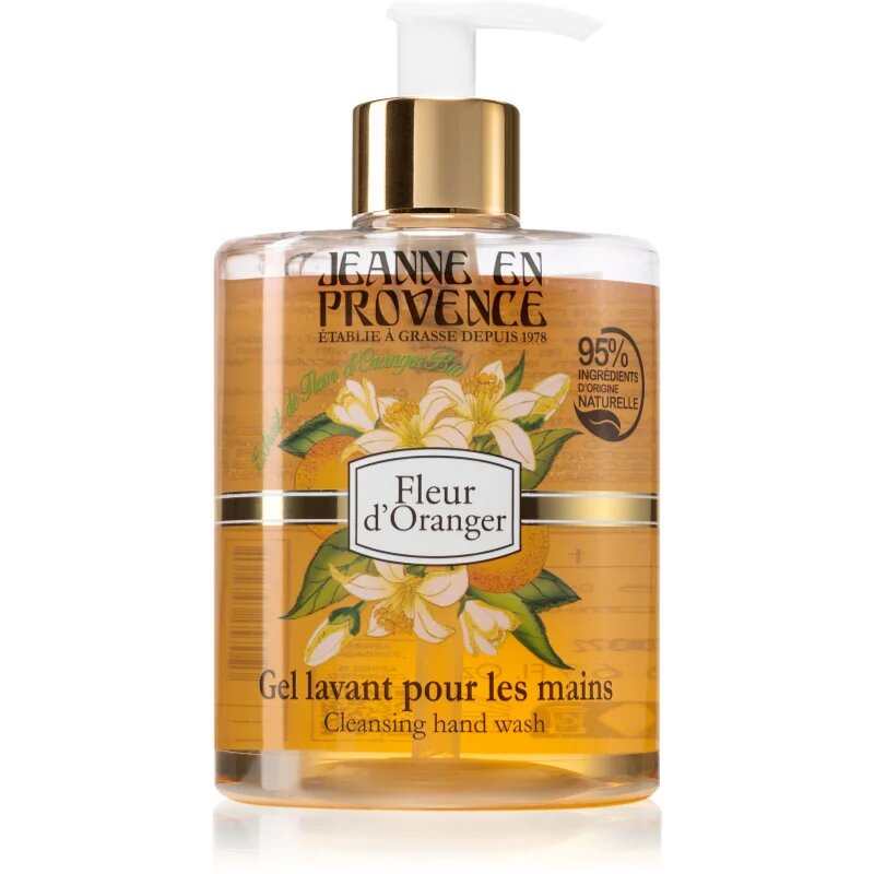 Jeanne en Provence Orange Blossom tekoče milo za roke 500 ml