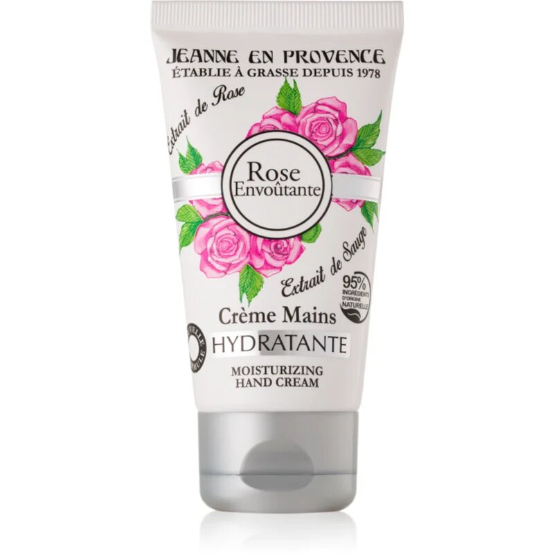 Jeanne en Provence Rose Envoûtante vlažilna krema za roke 75 ml