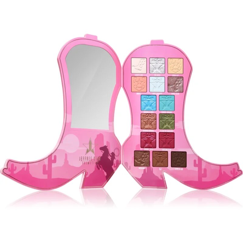 Jeffree Star Cosmetics Cowgirl Queen Artistry Palette paleta senčil za oči 15x15 g