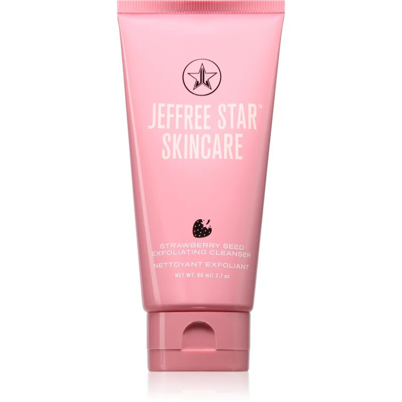 Jeffree Star Cosmetics Jeffree Star Skin Strawberry Water eksfoliacijska čistilna emulzija 80 ml