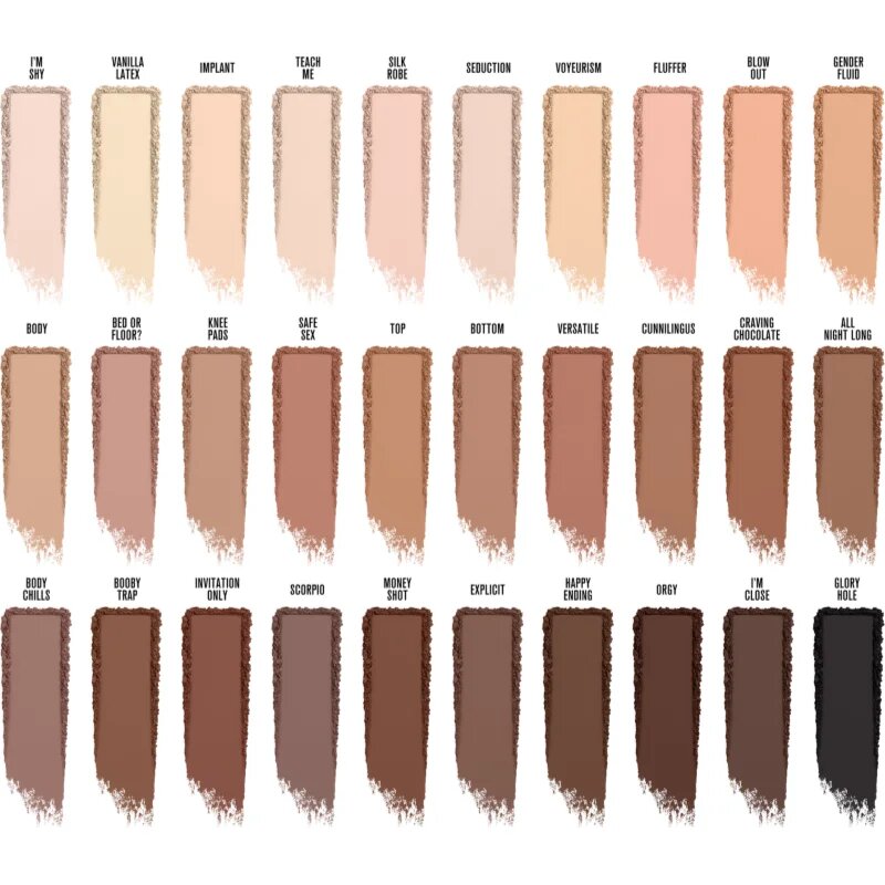 Jeffree Star Cosmetics Orgy Artistry paleta senčil za oči 30x1.5 g