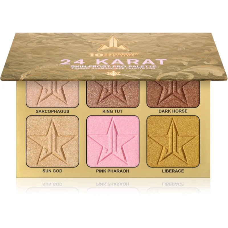 Jeffree Star Cosmetics Skin Frost™ 24K Highlighter paleta osvetljevalcev 6x7 g