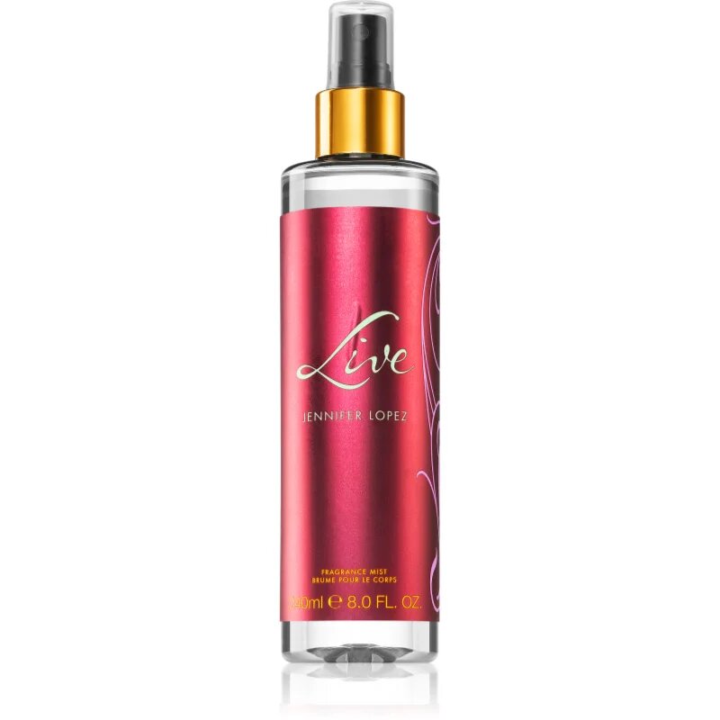 Jennifer Lopez Live pršilo za telo za ženske 240 ml