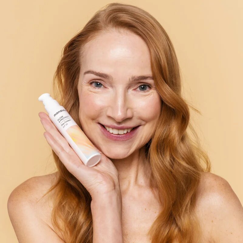 Jíme zdravě Mandimu Glow & Protect Day Cream dnevna krema SPF 25 50 ml