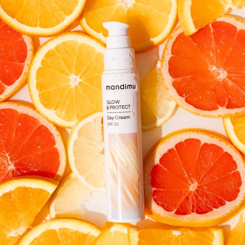 Jíme zdravě Mandimu Glow & Protect Day Cream dnevna krema SPF 25 50 ml