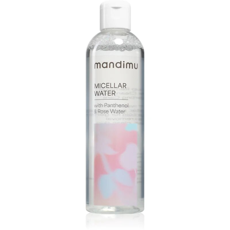 Jíme zdravě Mandimu Micellar Water with panthenol and rose water micelarna voda z vrtnično vodo 250 ml