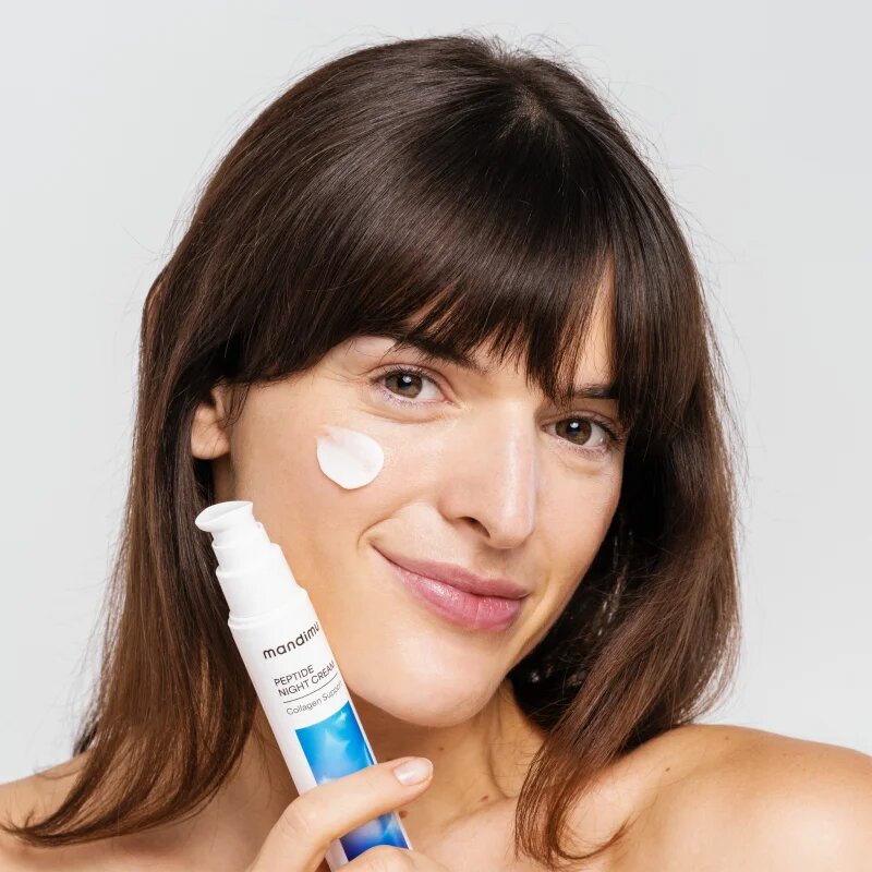 Jíme zdravě Mandimu Peptide Night Cream nočna krema s peptidi 50 ml