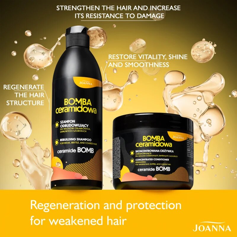 Joanna Ceramide Bomb Concentrated Conditioner balzam s ceramidi 500 ml