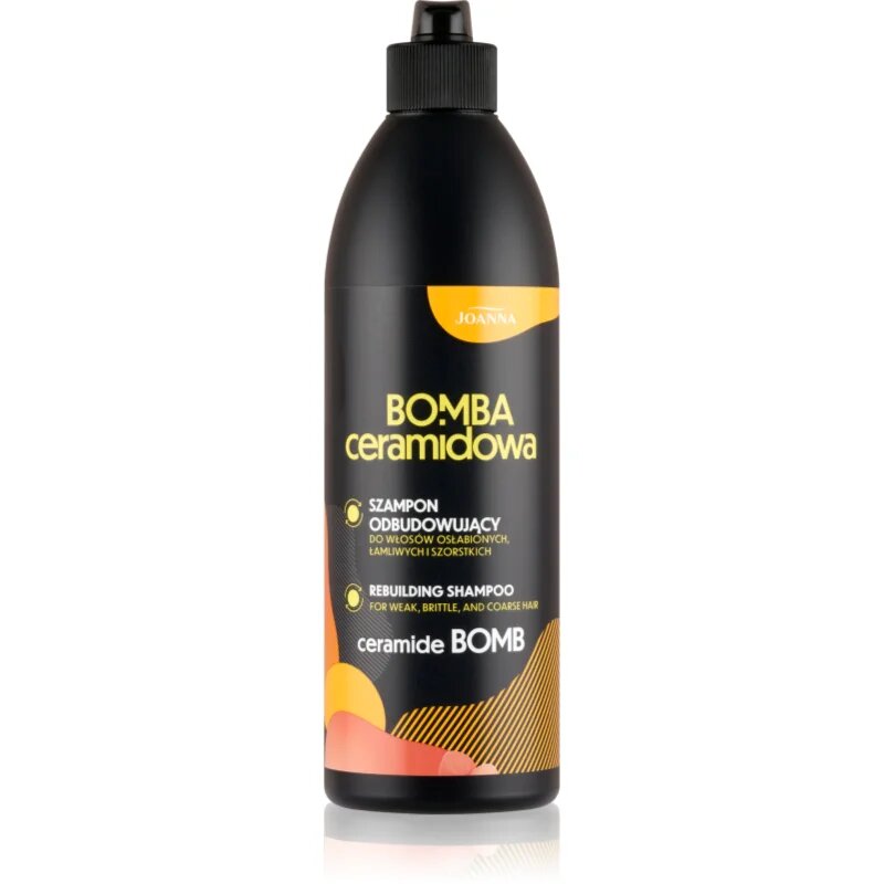 Joanna Ceramide Bomb Rebuilding Shampoo regeneracijski šampon za lomljive in izčrpane lase 500 ml
