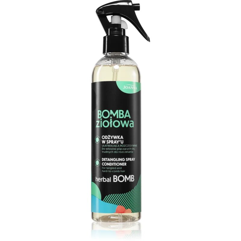 Joanna Herbal Bomb Detangling Spray Conditioner pršilo za lažje česanje las 300 ml