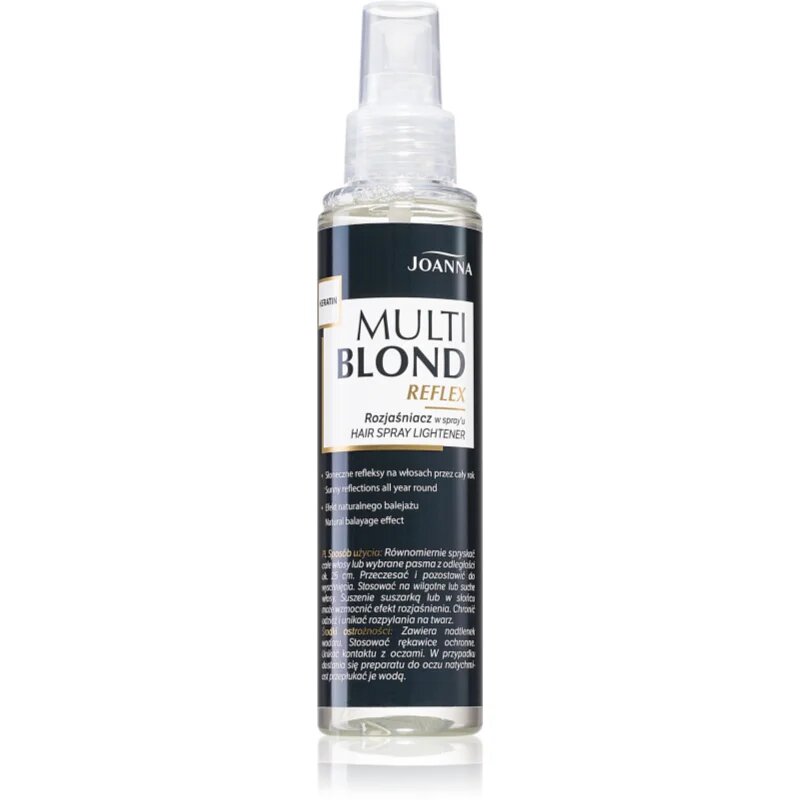 Joanna Multi Blond Reflex posvetlitveni fluid v pršilu 150 ml