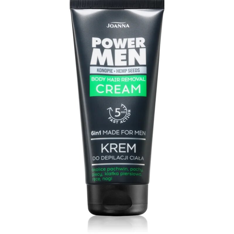 Joanna Power Men Body Hair Removal depilacijska krema za moške 150 ml