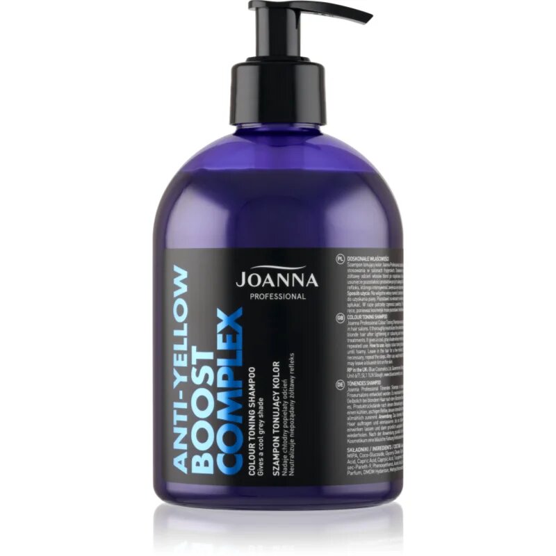 Joanna Professional Color Boost Complex revitalizacijski šampon za blond in sive lase 500 g