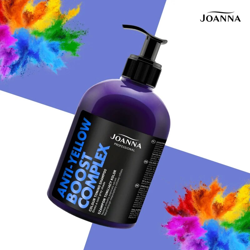 Joanna Professional Color Boost Complex revitalizacijski šampon za blond in sive lase 500 g