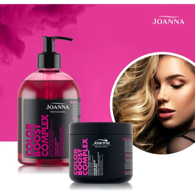 Joanna Professional Color Boost Complex šampon za nevtralizacijo rumenih tonov 500 g