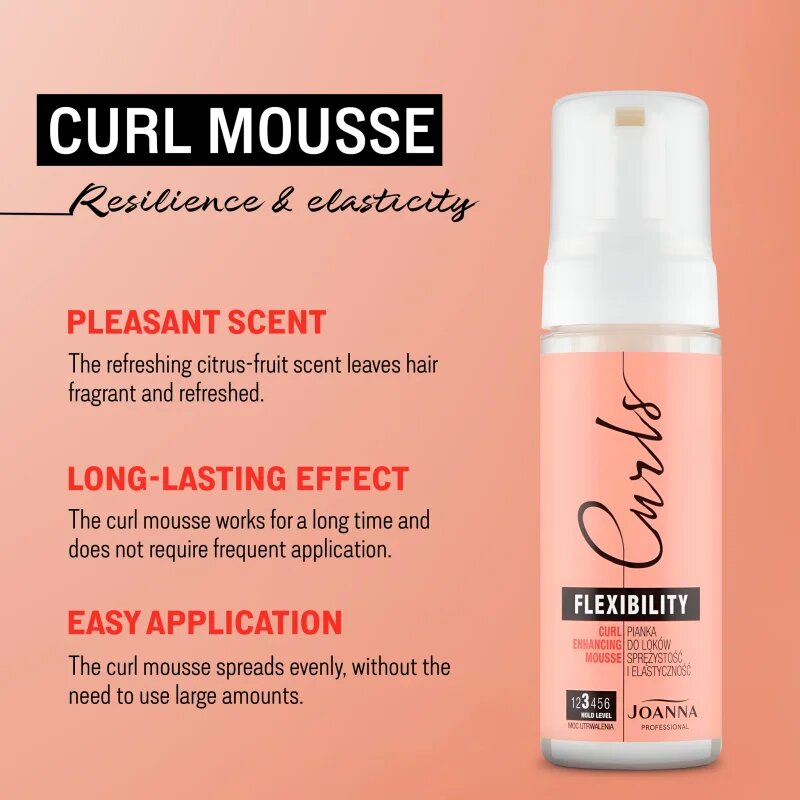Joanna Professional Curls pena za lase za definicijo kodrov 150 ml