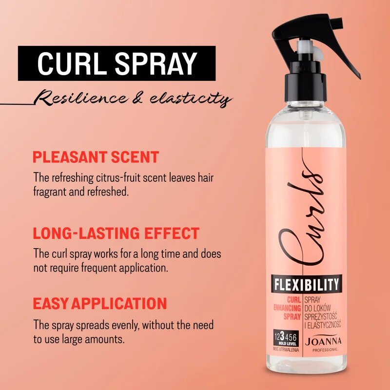 Joanna Professional Curls pršilo za kodraste lase 300 ml