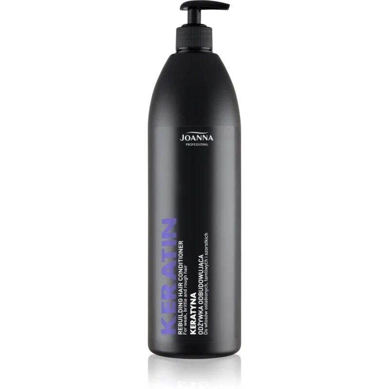 Joanna Professional Keratin keratinski balzam za poškodovane in krhke lase 1000 ml