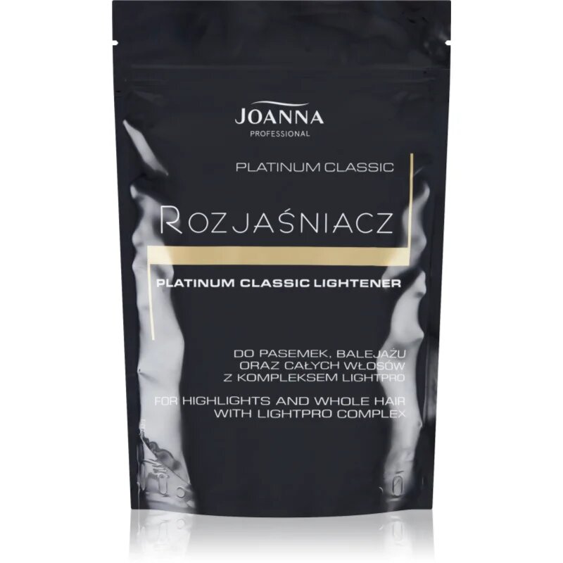 Joanna Professional Platinum Classic posvetlitveni puder za blond lase in lase s prameni 450 g