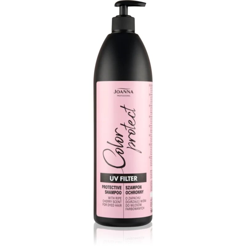 Joanna Professional UV Filter zaščitni šampon za lase izpostavljene soncu dišave Cherry 1000 ml