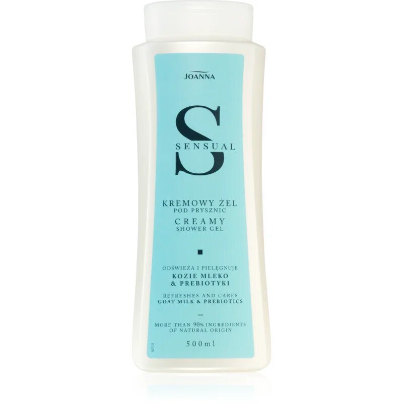 Joanna Sensual Creamy Shower Gel gel za prhanje Goat Milk & Prebiotics 500 ml
