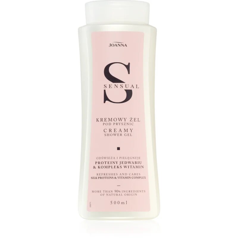 Joanna Sensual kremasti gel za prhanje Silk Proteins & Vitamin Complex 500 ml