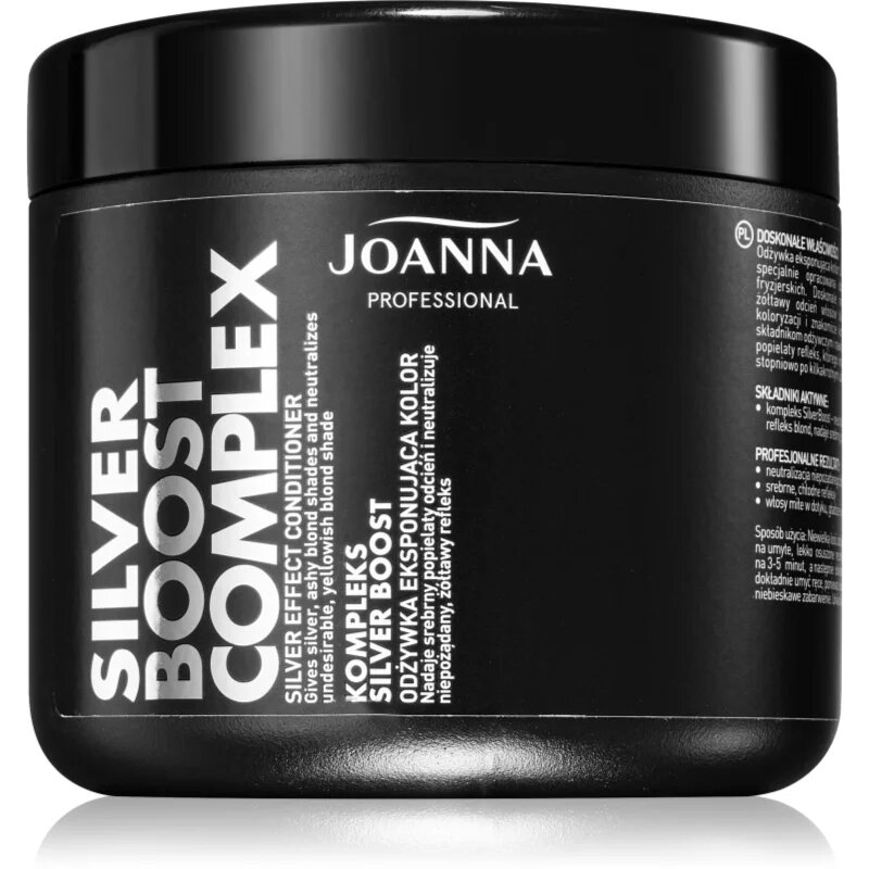 Joanna Silver Boost Complex vijoličen balzam za nevtralizacijo rumenih odtenkov 500 g