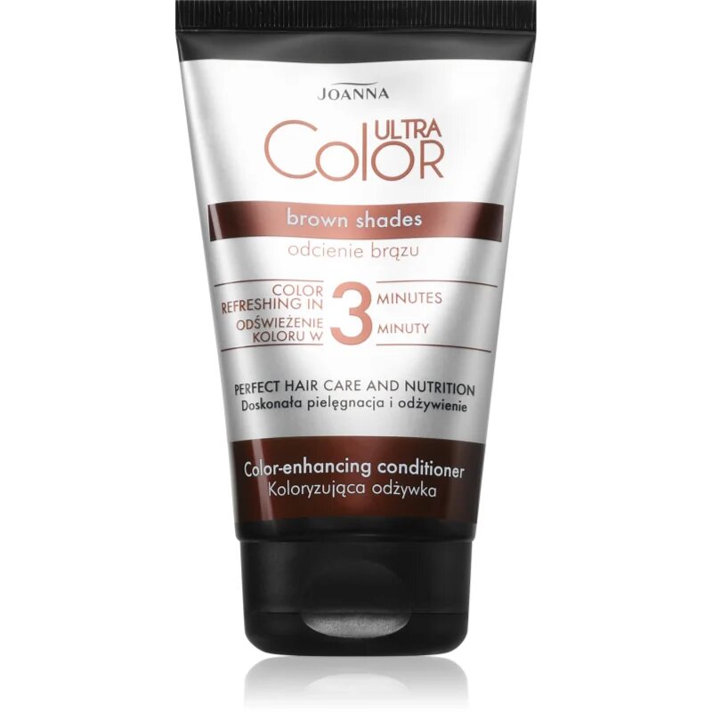 Joanna Ultra Color Brown Shades 3 Minutes maska za lase za rjave lase 100 g