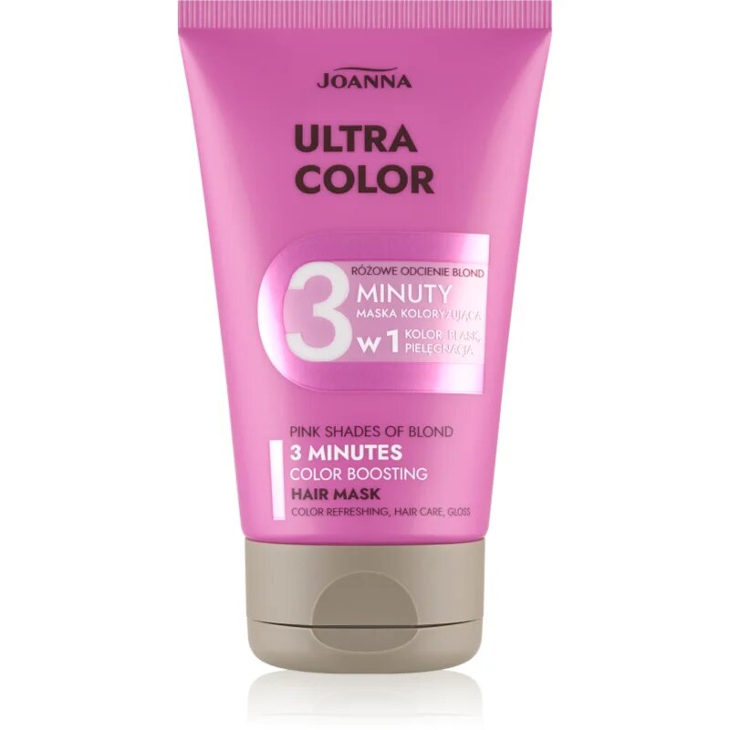 Joanna Ultra Color Pink Shades 3 Minutes balzam za toniranje odtenek Pink 100 ml