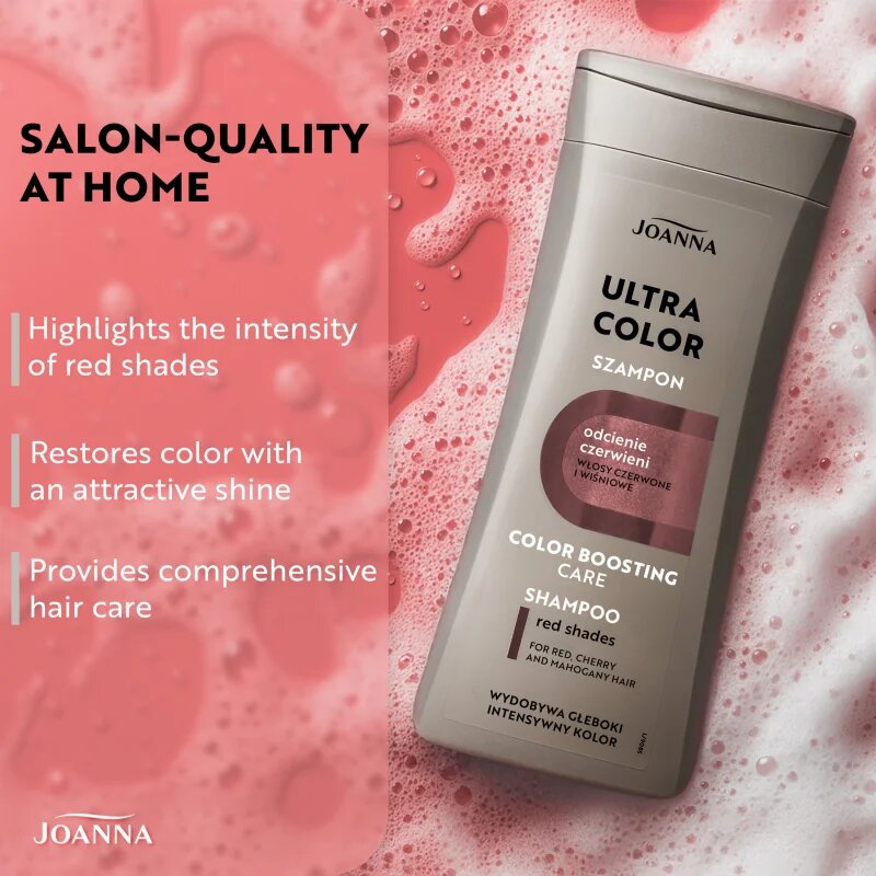 Joanna Ultra Color šampon za toniranje za rdeče lase 200 ml
