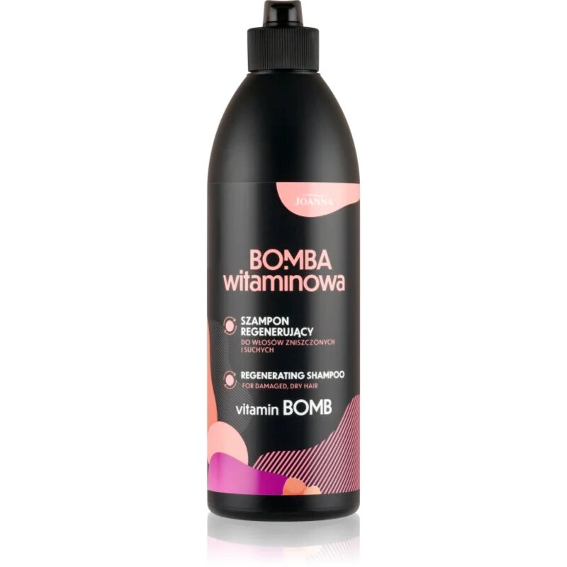 Joanna Vitamin Bomb Regenerating Shampoo regeneracijski šampon za suhe in poškodovane lase 500 ml