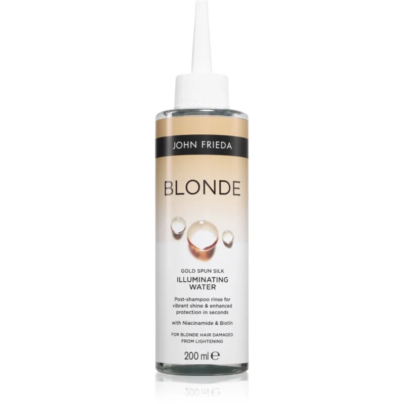 John Frieda Blonde Gold Spun Silk Illumintaing Water sijoča nega za blond lase 200 ml